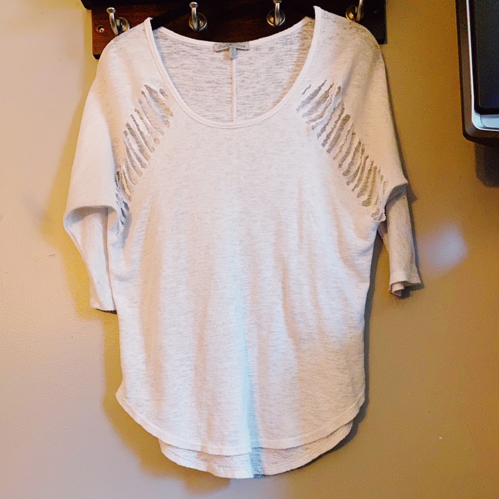 Half sleeve cut out shirt